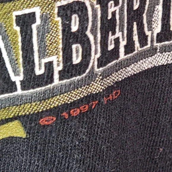 Harley-Davidson Vintage 90's Polar Bear "Great White Ride" Single Stitched Tee L - Picture 9 of 13